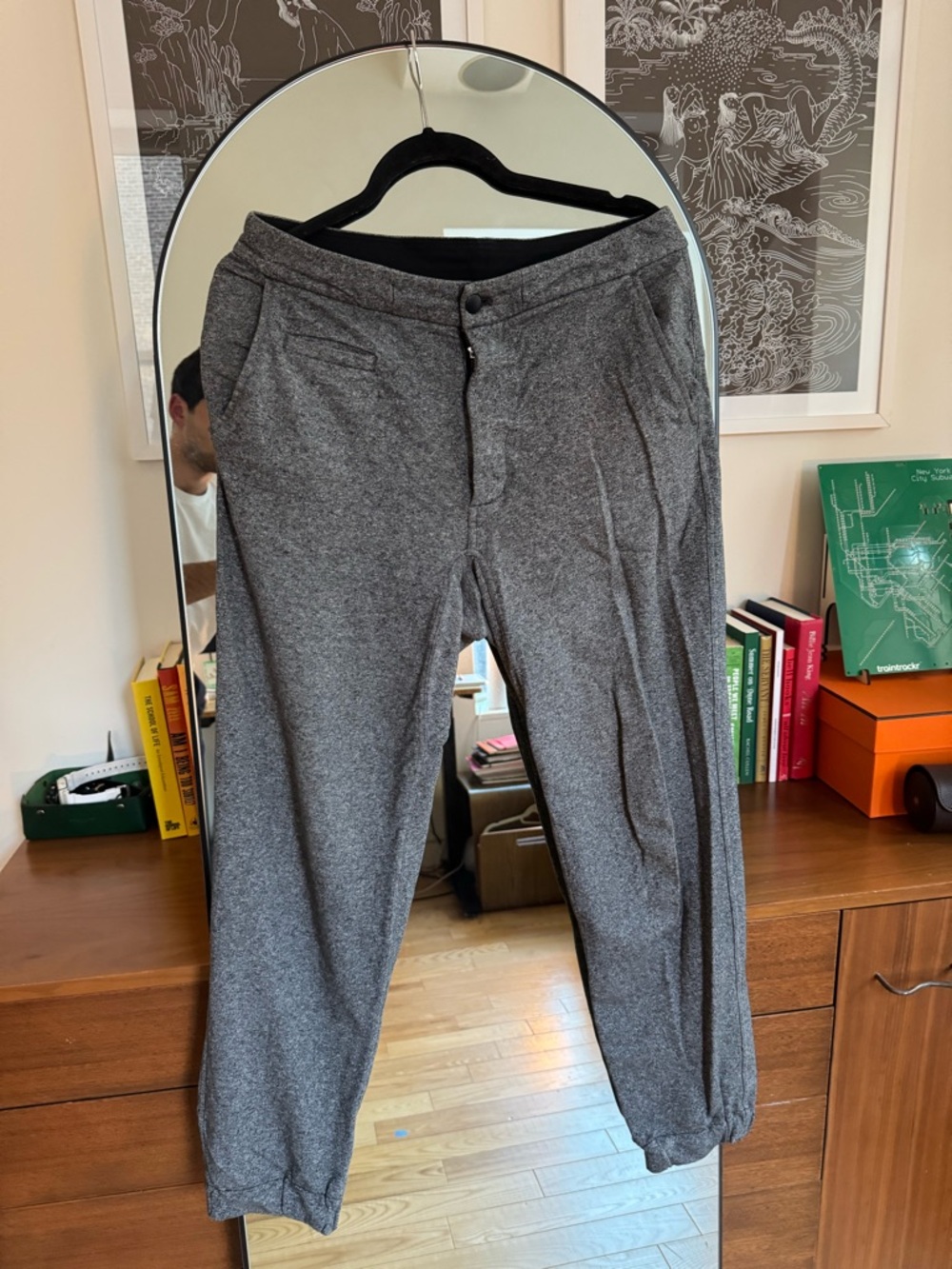 lululemon athletica Men's Heather Gray Jogger Sweatpants